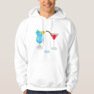 Cocktail-Cartoon Hoodie
