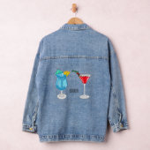 Cocktail-Cartoon Jeansjacke (Hangar)