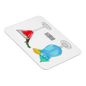 Cocktail-Cartoon Magnet (Rechte Seite)