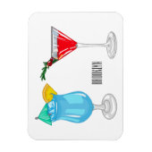 Cocktail-Cartoon Magnet (Vertikal)
