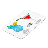 Cocktail-Cartoon Magnet (Linke Seite)