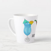 Cocktail-Cartoon Milchtasse (Linke Ecke)