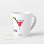 Cocktail-Cartoon Milchtasse (Rechte Ecke)