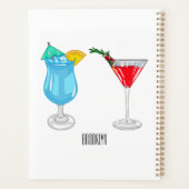 Cocktail-Cartoon Planer (Rückseite)