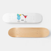 Cocktail-Cartoon Skateboard (Horizontal)