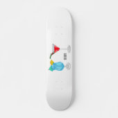Cocktail-Cartoon Skateboard (Vorne)