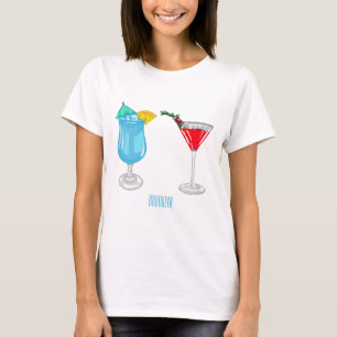 Cocktail-Cartoon T-Shirt