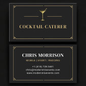Cocktail Caterer Professional Visitenkarte