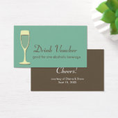 Cocktail Champagner-Veranstaltung "Grün" (Schreibtisch)