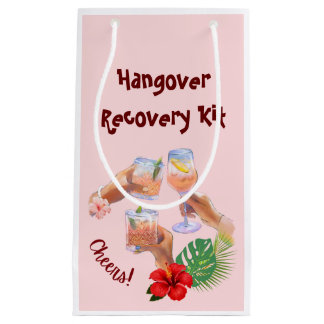 Cocktail Cheer Hibiskus Blume Palm Blätter Kleine Geschenktüte