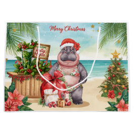 Cocktail Christmas Party for Hippo lovers Große Geschenktüte