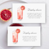 Cocktail Citrus - Display shower  Begleitkarte