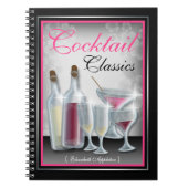 Cocktail Classics - Rezept-Notebook Notizblock (Vorderseite)