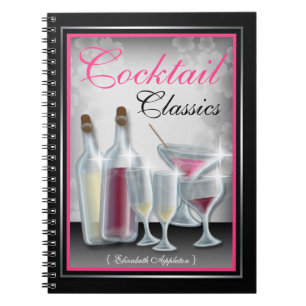 Cocktail Classics - Rezept-Notebook Notizblock