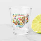 Cocktail Cocktail Cocktail Fruit Junggeselinnen-Ab Schnapsglas (Vorderseite)