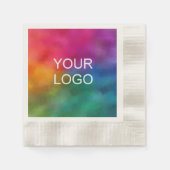 Cocktail-Cocktail für Ihr individuelles Firmenlogo Serviette (Vorderseite)