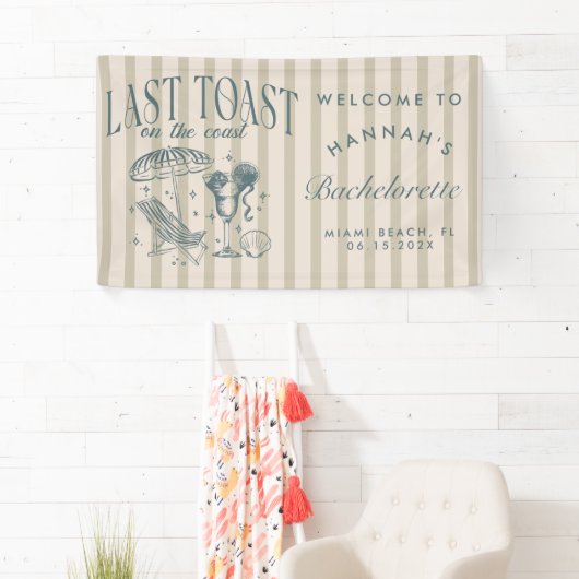 Cocktail Cocktail Party Navy Banner (Insitu)