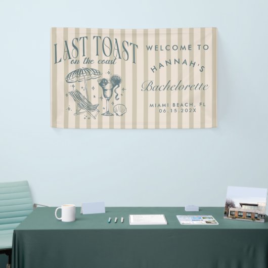 Cocktail Cocktail Party Navy Banner (Messeveranstaltung)