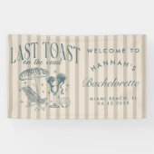 Cocktail Cocktail Party Navy Banner (Horizontal)