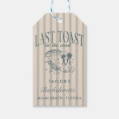 Cocktail Cocktail Party Navy Geschenkanhänger (Vorderseite)