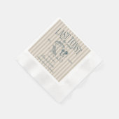 Cocktail Cocktail Party Navy Serviette (Ecke)