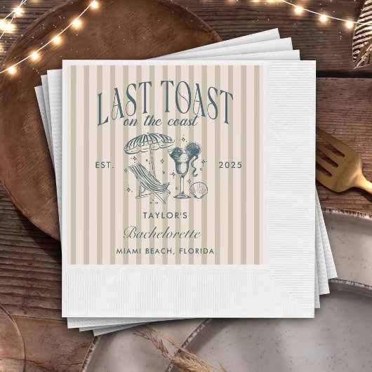 Cocktail Cocktail Party Navy Serviette