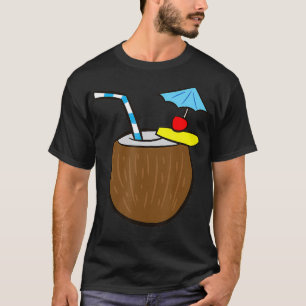 Cocktail Coconuts Milch Sommerliche Kokosnüsse T-Shirt