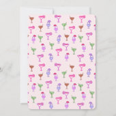 Cocktail Collection Geburtstagsparty Einladung (Rückseite)