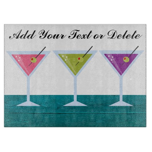 Cocktail Cutting Board Schneidebrett (Vorderseite)