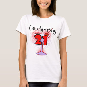 Cocktail, das 21 T-Shirts und Geschenke feiert