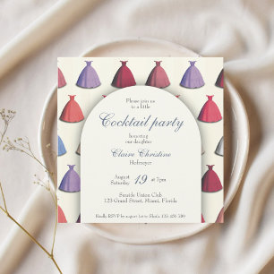 Cocktail-Debütantin Quinceañera-Party-Einladung Einladung
