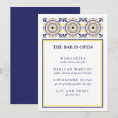 Cocktail der spanischen Marine Einladung (Vorne/Hinten)