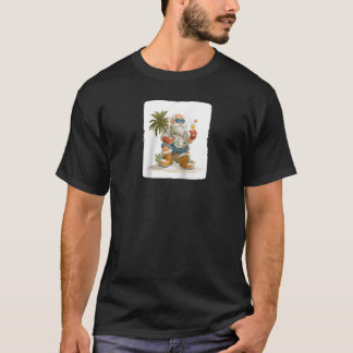 Cocktail Der Weihnachtsmann für Urlaub und Feste T-Shirt
