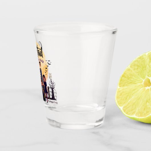 Cocktail des Spuk Hauses Halloween Schnapsglas (Rechts)