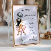 Cocktail-Disko - Bar Menü