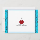 Cocktail Drink Bridal Dusche Einladung (Rückseite)