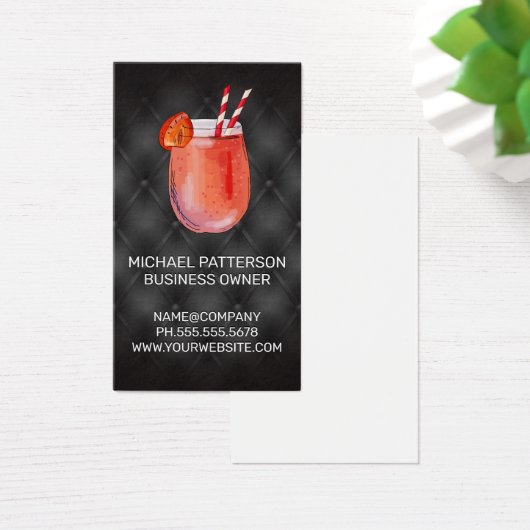Cocktail Drink Icon | Schwarz (Schreibtisch)