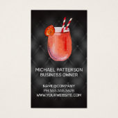 Cocktail Drink Icon | Schwarz (Vorderseite)