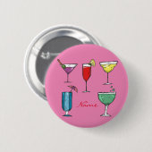 Cocktail Drink Sortiment Thunder_Cove Button (Vorne & Hinten)