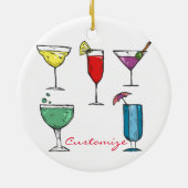 Cocktail Drink Sortiment Thunder_Cove Keramik Ornament (Hinten)