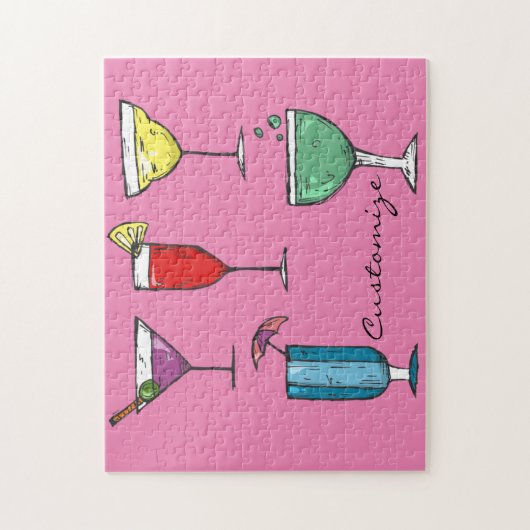 Cocktail Drink Sortiment Thunder_Cove Puzzle (Vertikal)