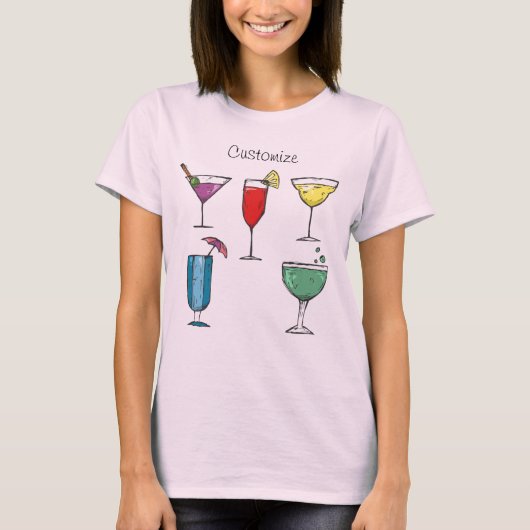 Cocktail Drink Sortiment Thunder_Cove T-Shirt (Vorderseite)