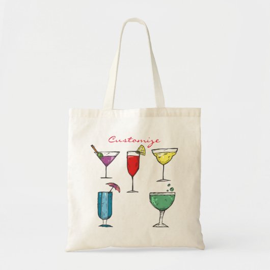 Cocktail Drink Sortiment Thunder_Cove Tragetasche (Vorne)