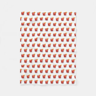 Cocktail Drink: Watercolor Manhattan Fleecedecke