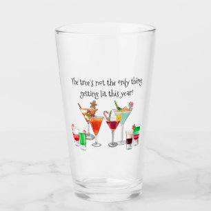 Cocktail Drinken Funny Sprichwort Weihnachten Glas