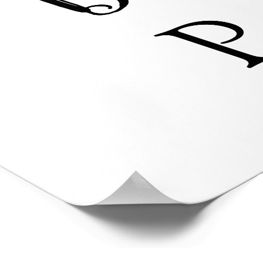 Cocktail Drinks Bachelorette Begrüßungszeichen Poster (Ecke)