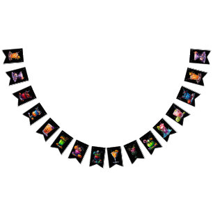 Cocktail Drinks Halloween-Party Banner