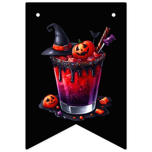 Cocktail Drinks Halloween-Party Banner (Dritte Fahne)