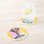 COCKTAIL-DRUCK MAI-ZEIT-MAI TAI SANDSTEIN UNTERSETZER (Seite)