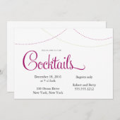 Cocktail-Einladung Einladung (Vorne/Hinten)